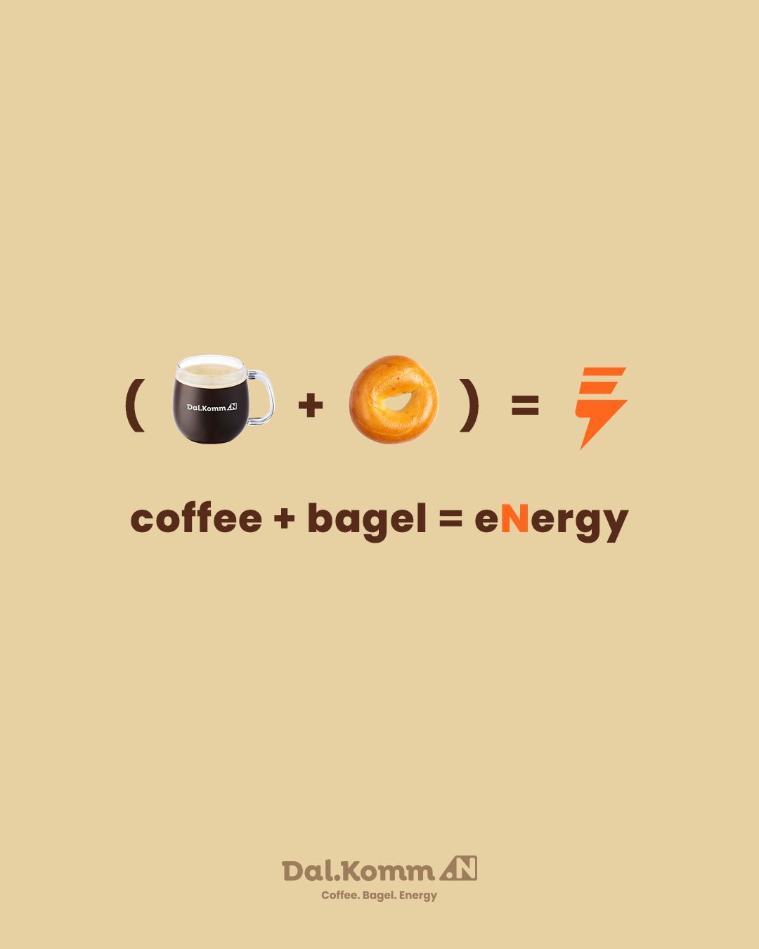 Coffee+Bagel=eNergy